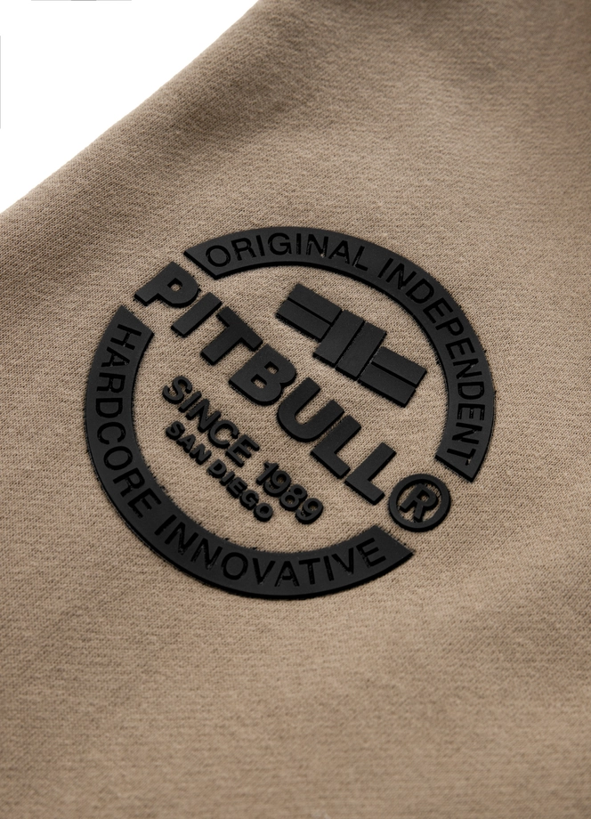Bluza męska Pitbull Pit Bull Sherwood 24 crewneck beżowa