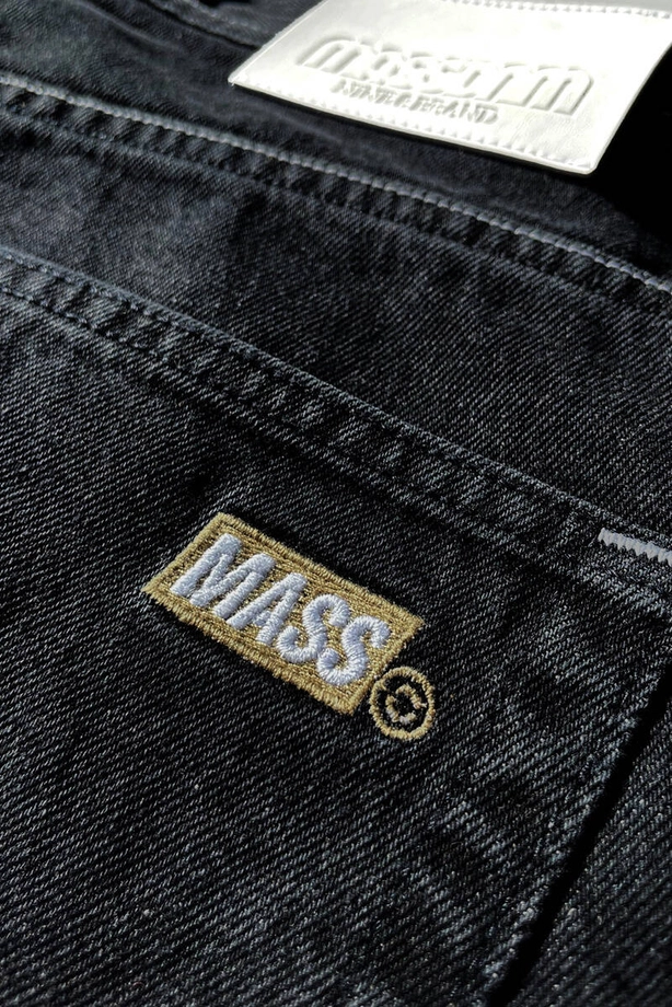 Spodenki męskie jeansowe Mass DNM Box czarne