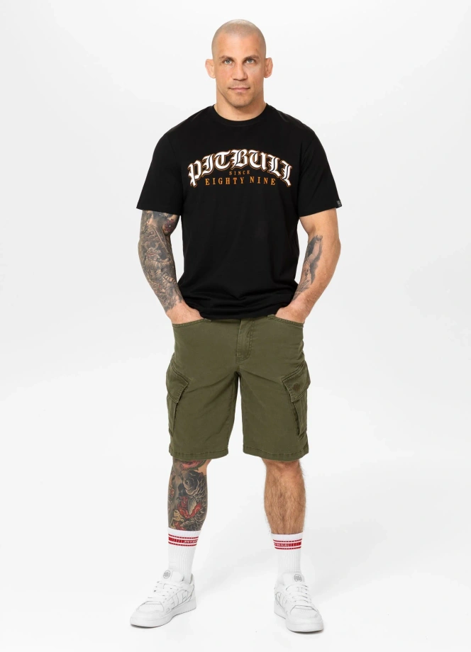 Koszulka męska T-Shirt Pit Bull Tattoo czarna