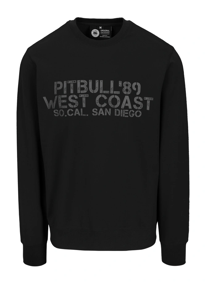 Bluza męska bez kaptura Pitbull Pit Bull Driving czarna