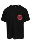 Koszulka męska T-Shirt oversize Pitbull Graffiti Loose Fit czarna
