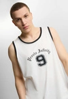 Koszulka męska Tank Top Prosto Nine biała