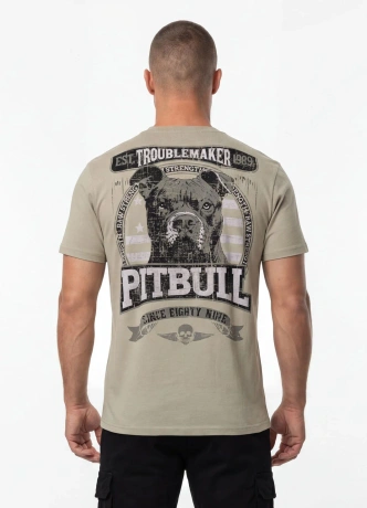 Koszulka męska T-Shirt Pitbull Troublemaker grey harbour