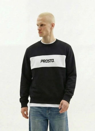 Bluza męska Prosto Root crewneck czarna