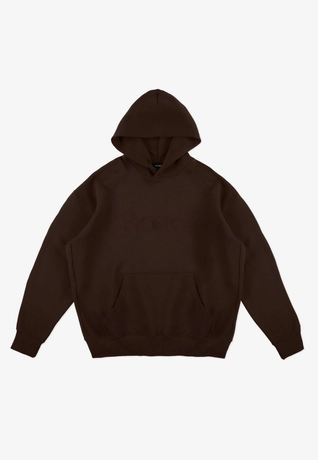 Bluza męska z kapturem oversize Prosto Mizo brązowa