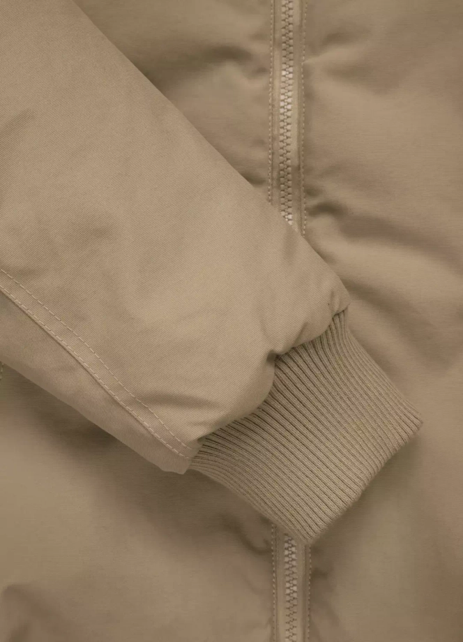 Kurtka zimowa męska Pit Bull Balboa II 24 Hooded Jacket beżowa