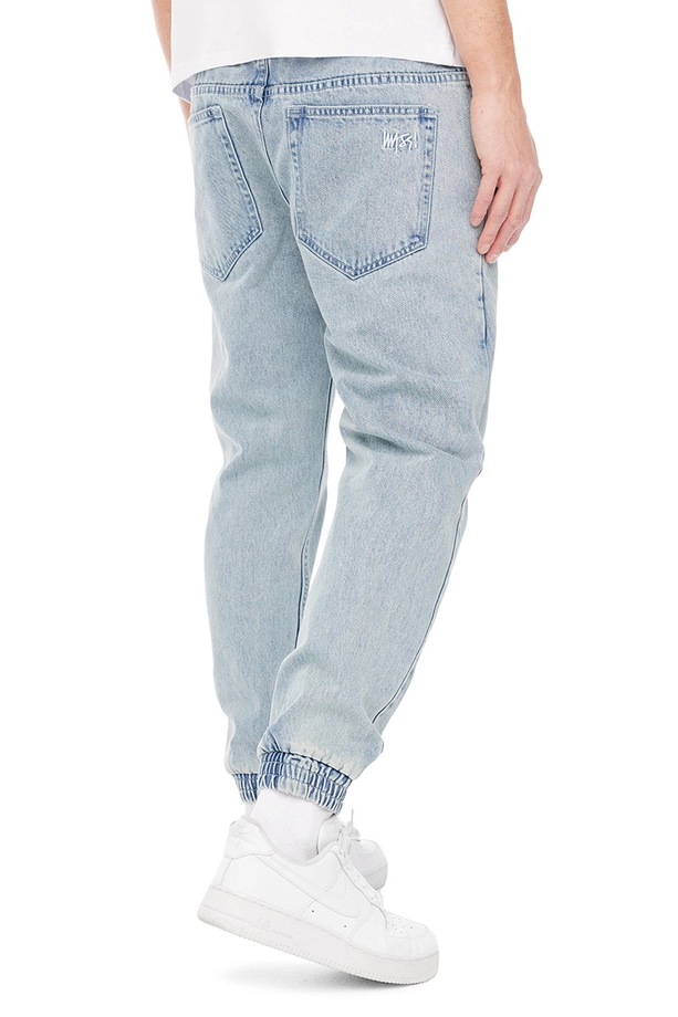 Spodnie męskie jogger jeans Mass Denim Signature 2.0 jasno niebieskie