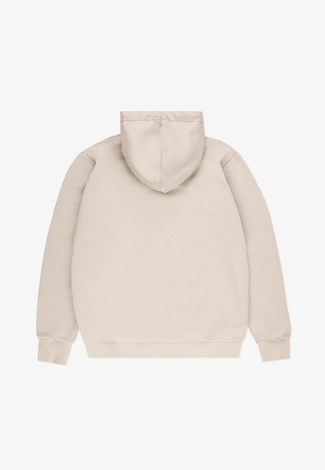 Bluza męska z kapturem oversize Prosto Box 2.0 beżowa