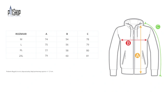 Bluza męska z kapturem Patriotic Cls Wave czarna