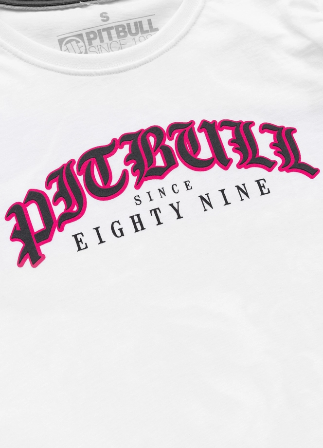 Koszulka damska T-shirt Pit Bull Tattoo biała