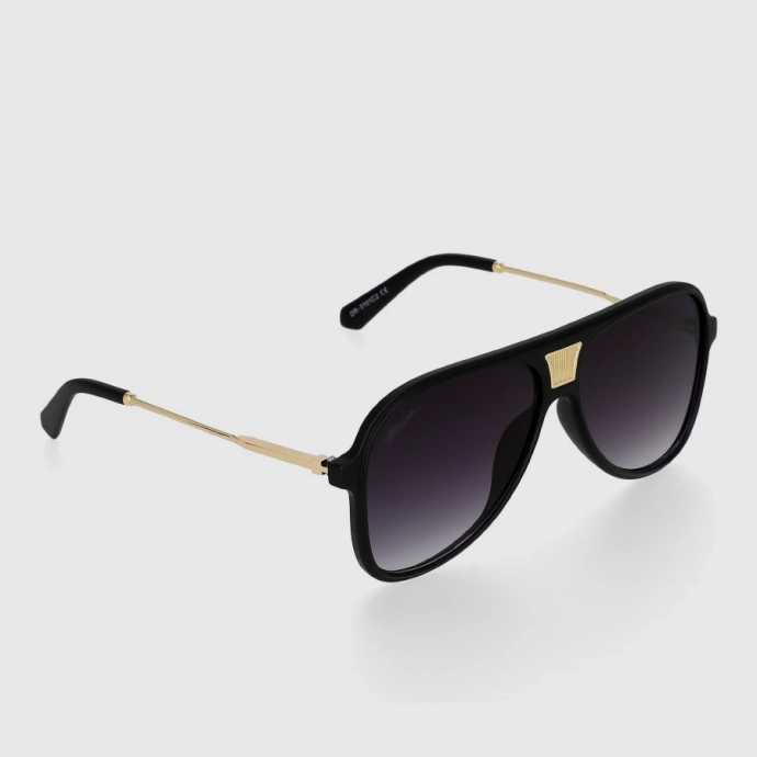 Okulary przeciwsłoneczne Patriotic Tag Aviator DR_3101C1_2 czarne