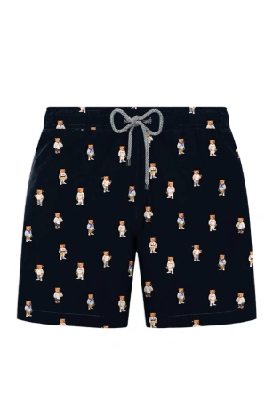 Spodenki męskie kąpielowe John Frank Teddy Mini granatowe