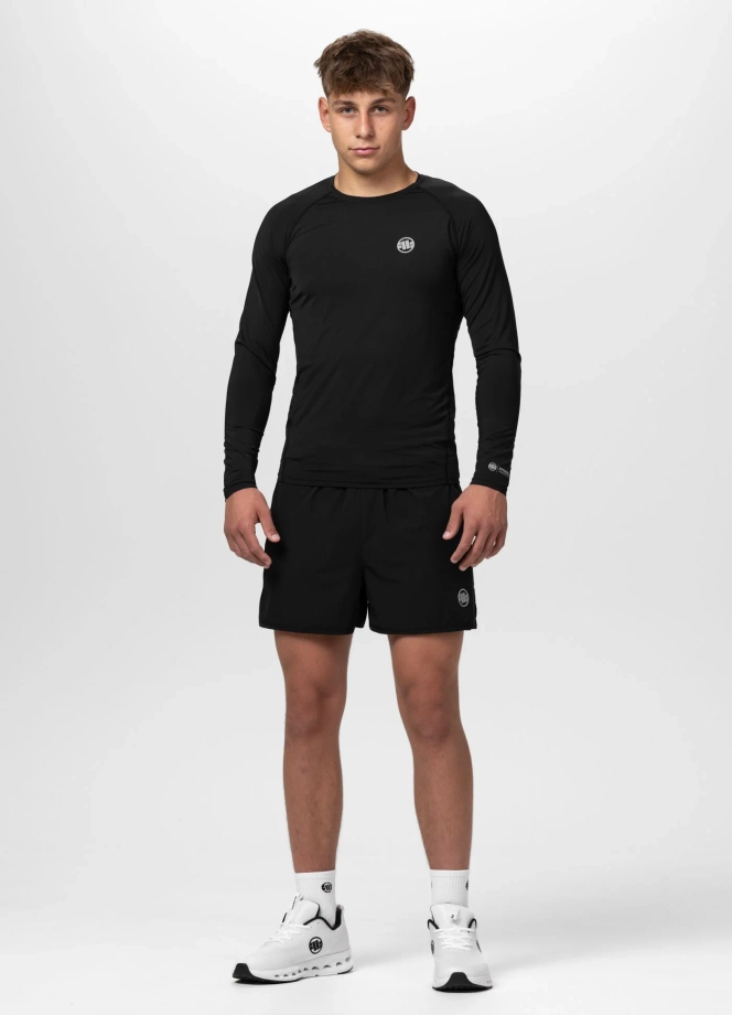 Koszulka męska Longsleeve Pit Bull Performance Pro+ Runway czarna