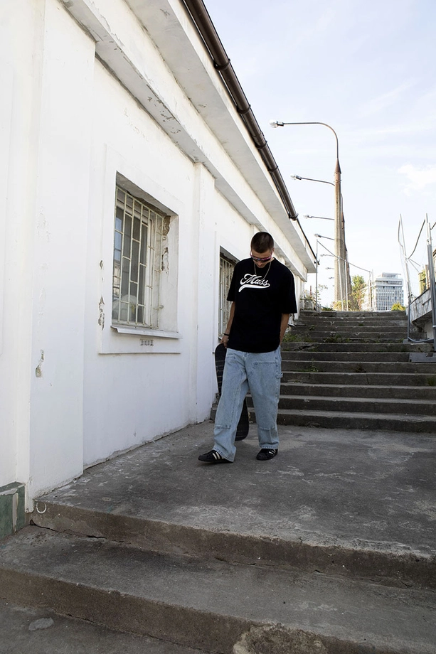 Koszulka męska t-shirt Mass Dnm Draft czarna