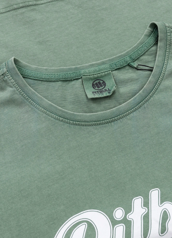 Koszulka damska T-shirt Pit Bull Angel Logo zielona