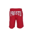 Spodenki męskie dresowe Prosto Klasyk Zona czerwone