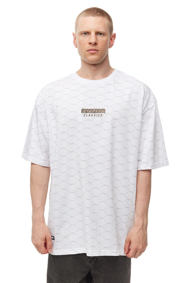 Koszulka męska t-shirt Mass Dnm Biarritz biała