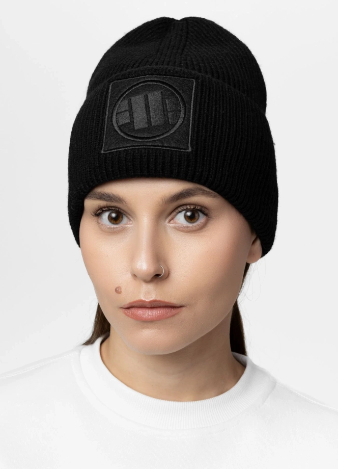 Czapka zimowa Pit Bull Beanie Logo czarna