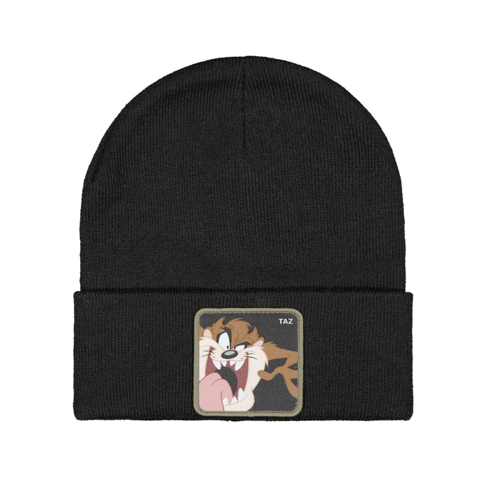 Czapka zimowa Capslab Looney Tunes Taz czarna