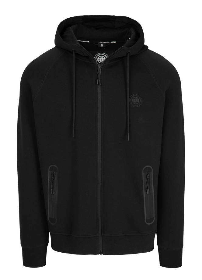 Bluza męska rozpinana z kapturem Pit Bull Dogwood 25 ZIP czarna