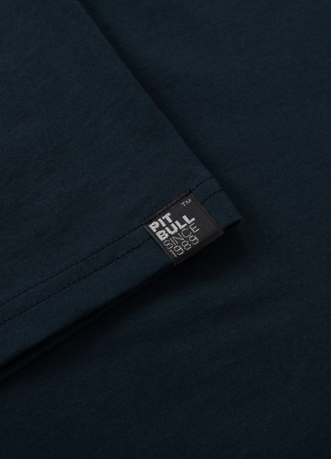 Koszulka męska T-Shirt Pitbull Small Logo granatowa