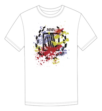 Koszulka męska t-shirt Diil Laur Paint Splash biała