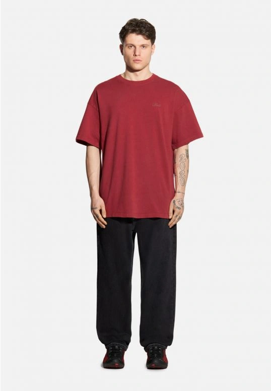Koszulka męska t-shirt oversize Prosto Hex czerwona