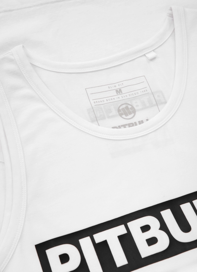 Koszulka męska tank top Pit Bull Pitbull Hilltop biały