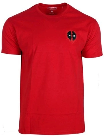 Koszulka T-shirt MARVEL Deadpool small logo red