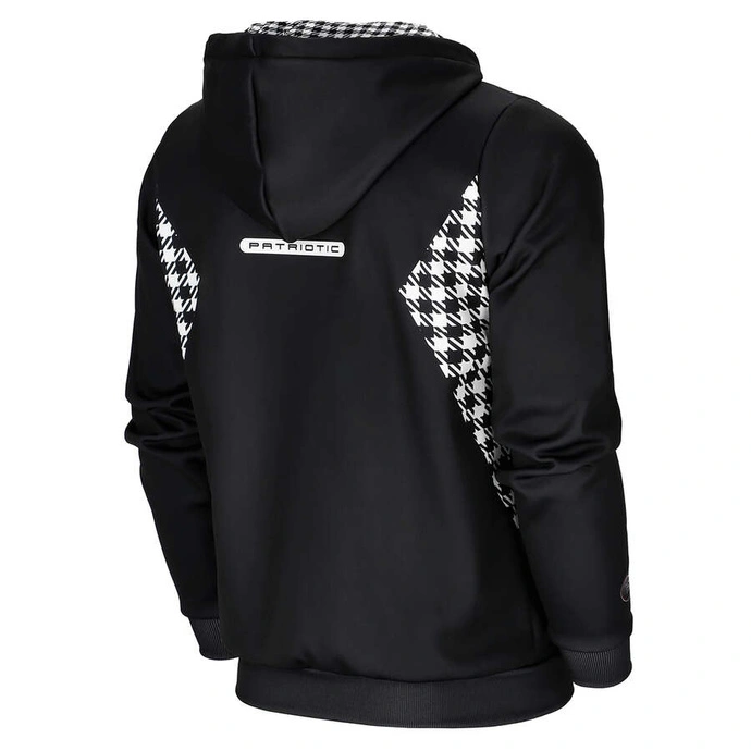 Bluza męska z kapturem Patriotic Epis Motorsport Ogień na tłoki ZIP czarna
