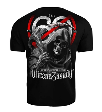 Koszulka męska T-shirt Public Enemy Uliczne Zasady Anty 60tki czarna