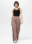 Komplet dresowy damski Pitbull Verona Wide Leg brązowy