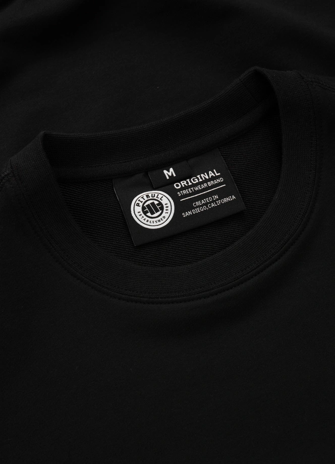 Bluza męska bez kaptura Pitbull Pit Bull Physical Culture czarna