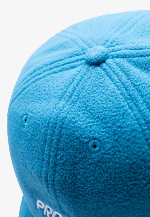 Czapka z daszkiem polarowa Prosto Fleece niebieska