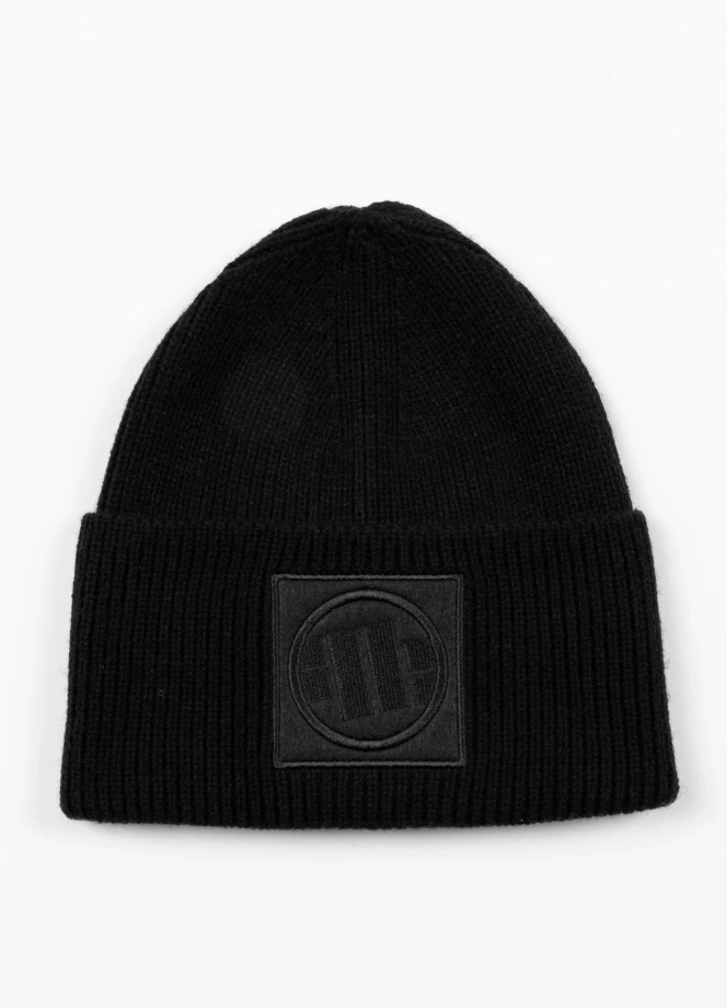 Czapka zimowa Pit Bull Beanie Logo czarna