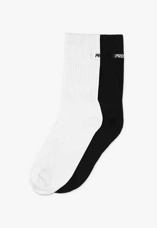 Skarpety Prosto Glide 2pak białe/czarne