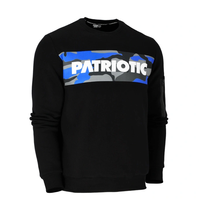 Bluza męska klasyczna Patriotic Futura Camo Box czarna