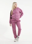 Bluza damska z kapturem Pitbull Manzanita Heart ZIP Washed różowa