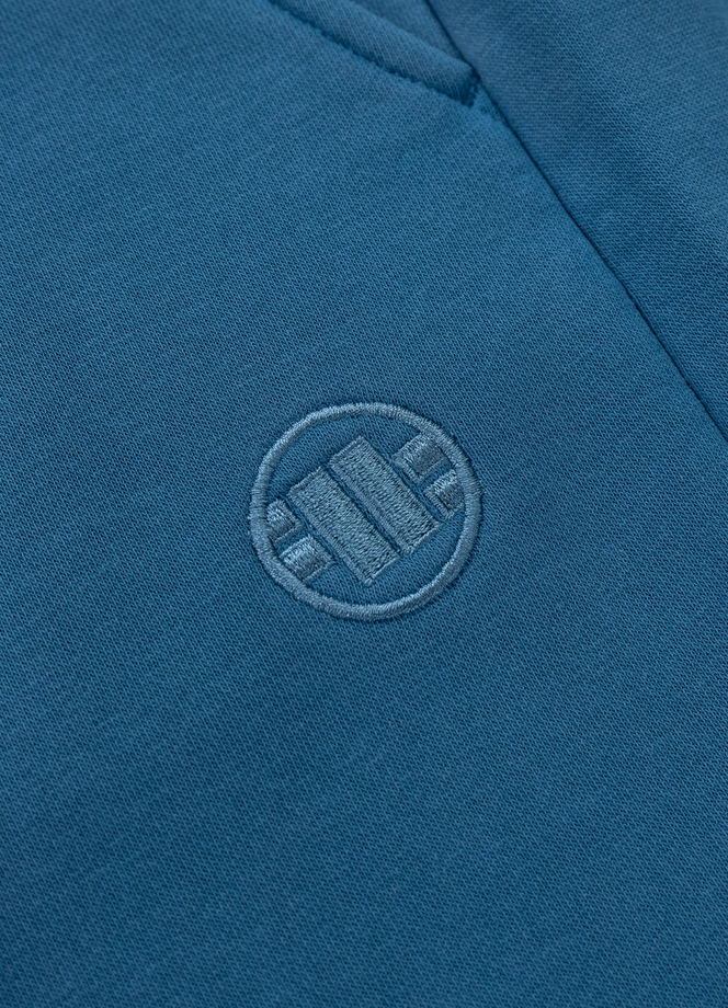 Spodenki szorty dresowe męskie Pitbull Lancaster 2 Washed niebieskie