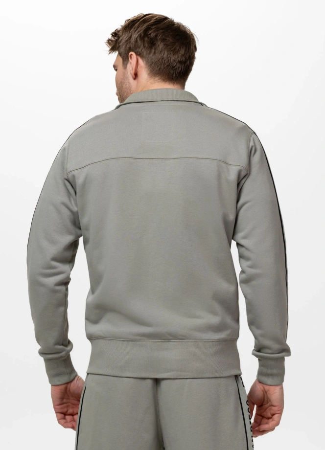 Bluza męska rozpinana Pit Bull Nexus dusty salvia