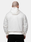 Kurtka męska wiosenna przejściowa Pit Bull Athletic Tape wiatrówka off white biała