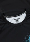 Koszulka męska rashguard Pitbull Ray czarna/niebieska