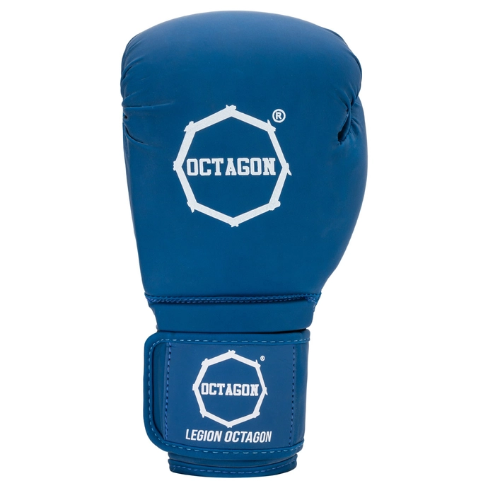 Rękawice bokserskie Octagon Skaj Mat niebieskie