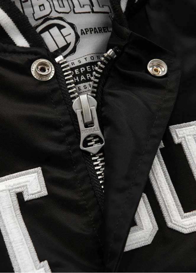 Kurtka damska wiosenna Pit Bull Tequila 3 baseball jacket 25 czarna