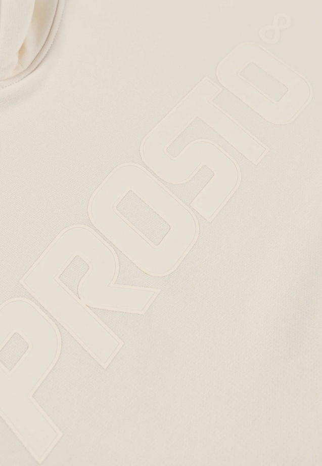 Bluza męska z kapturem Prosto Big Log Infinity kremowa