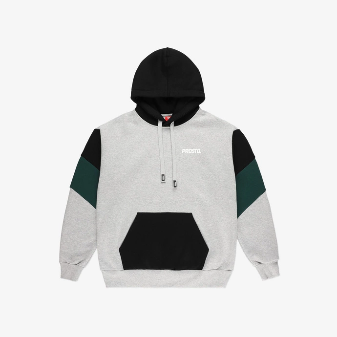 Bluza męska Prosto Klasyk Haxle hoodie szara