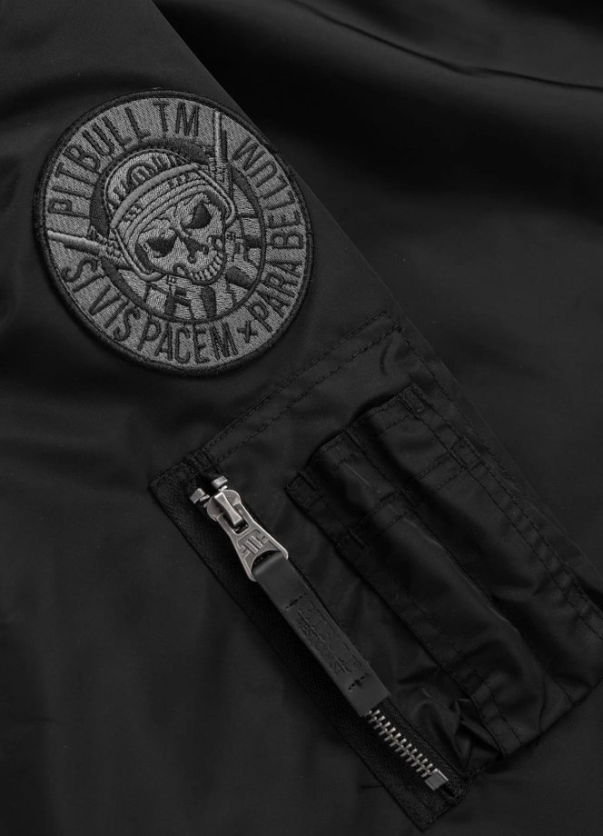 Kurtka męska przejściowa bomberka Pit Bull MA 1 Verano 25 czarna