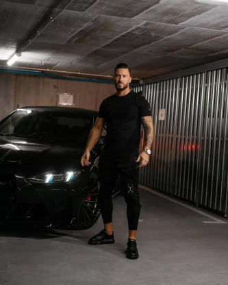 Koszulka męska T-Shirt Olavoga Raven czarna