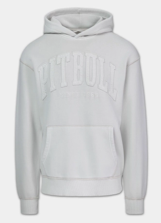 Bluza męska z kapturem Pit Bull Orlando biała