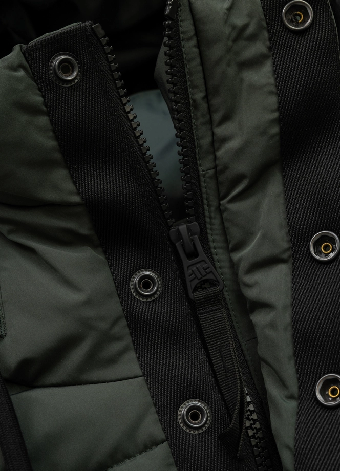 Kurtka damska zimowa Pit Bull Amalia ciemno zielona